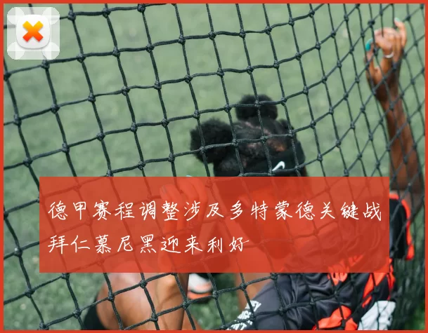 德甲赛程调整涉及多特蒙德关键战拜仁慕尼黑迎来利好